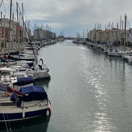 Apartment Studio Face A La 4 Couchages - Gratuits Piscine Tennis Et Un Parking Prive Rare Et Tres Utile - Vue Magnifique Sur La - Agreable En Toutes Saisons Ile Des Pecheurs - La Brigantine - Emplacement Et Vue Rares Au Cap D'agde *