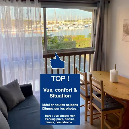 Studio Face à La 4 Couchages Piscine Tennis Parking Privé - Vue Magnifique Sur La En Toutes Saisons Ile Des Pêcheurs - La Brigantine - Nouveau à La Location *