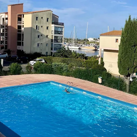 Studio Face à La 4 Couchages Piscine Tennis Parking Privé - Vue Magnifique Sur La En Toutes Saisons Ile Des Pêcheurs - La Brigantine - Nouveau à La Location Appartement Agde